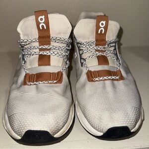 ON Cloudnova White Pearl Cloudtec Athletic Shoes Mens Size 8 (26.99173)pre love